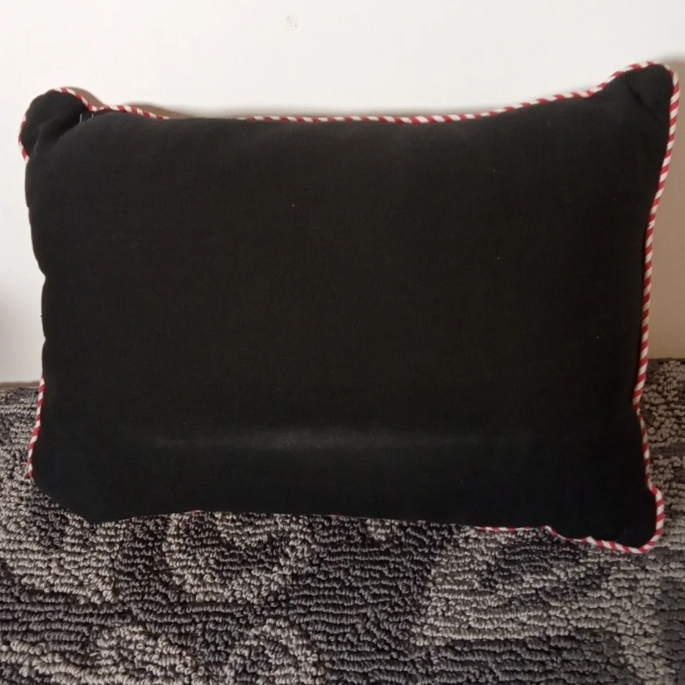 Festive Christmas Pillow with Snowman Design Decoration
